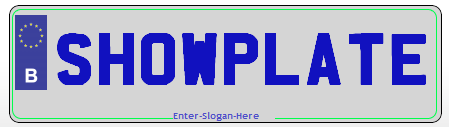 design number plates